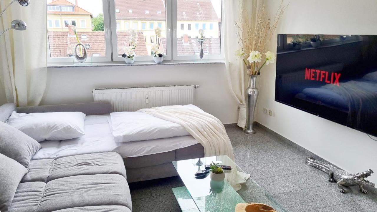 Wohnung Famous, 100Qm, Klima, Loggia, 24H Checkin, Bis 5 Personen Braunschweig Exterior photo