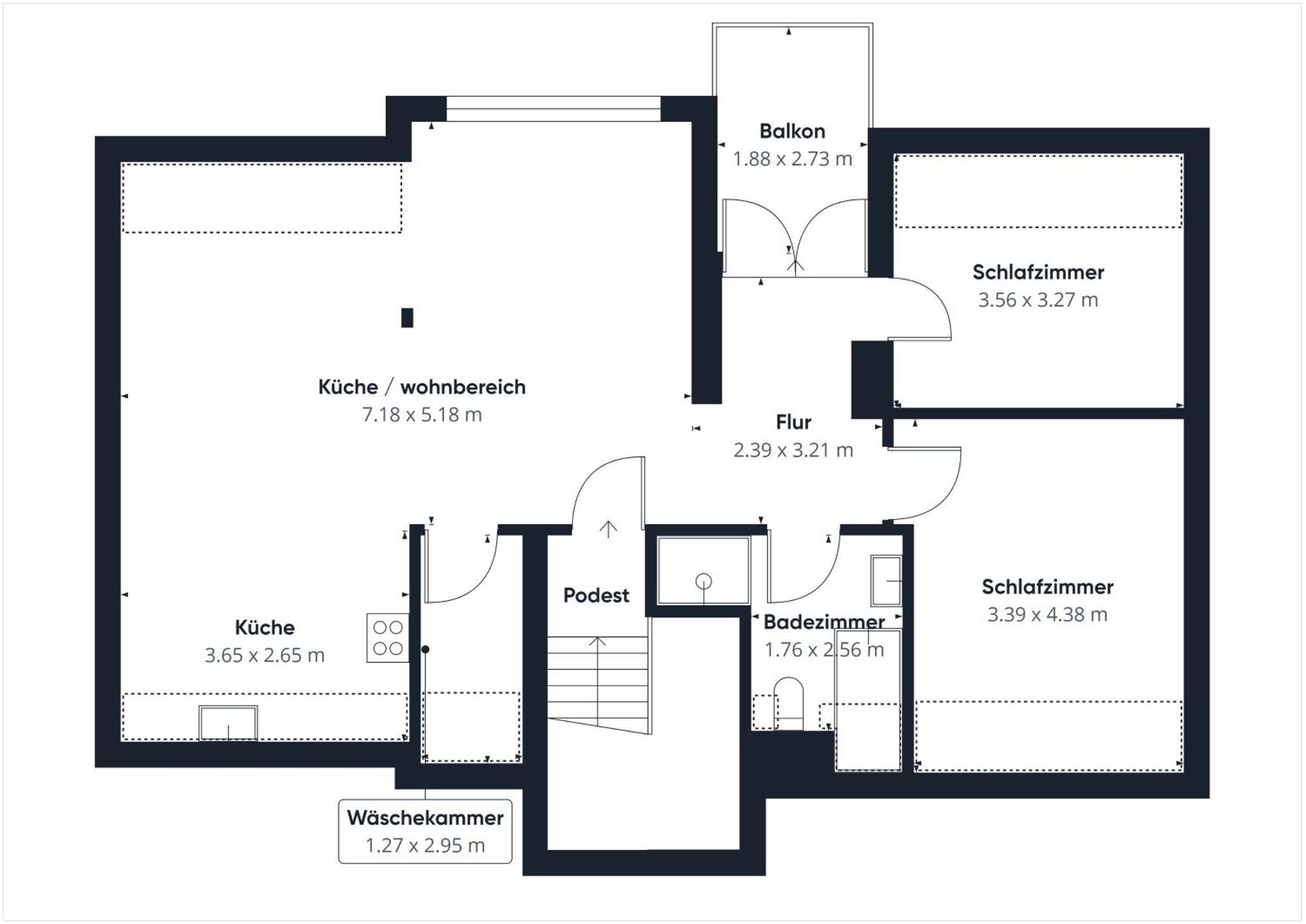 Wohnung Famous, 100Qm, Klima, Loggia, 24H Checkin, Bis 5 Personen Braunschweig Exterior photo